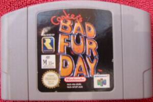 Conker's Bad Fur Day (USA) Cart Scan